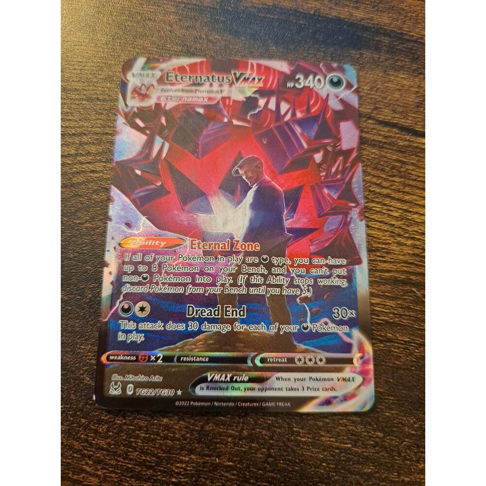 Pokémon Eternatus VMAX Ultra Rare Lost Origin Trainer Gallery TG22/TG30
